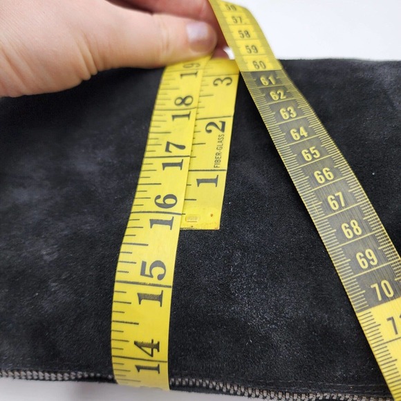 BORN BORMAN Black Suede Leather Riding Boots Women's Size US 6.5 NWT Back Zip - Picture 9 of 10